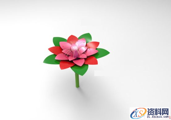 CAD建模鲜花(图文教程),如图,旋转,绘制,步骤,二维,第15张 CAD建模鲜花(图文教程),CAD绘制三维鲜花教程561.png,如图,旋转,绘制,步骤,二维,第15张