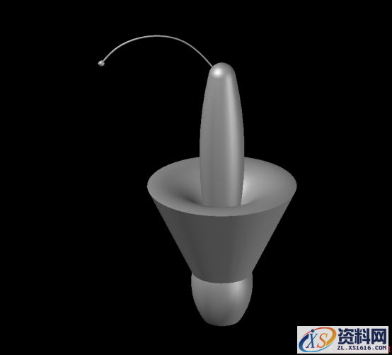 CAD建模鲜花(图文教程),如图,旋转,绘制,步骤,二维,第12张 CAD建模鲜花(图文教程),CAD绘制三维鲜花教程474.png,如图,旋转,绘制,步骤,二维,第12张