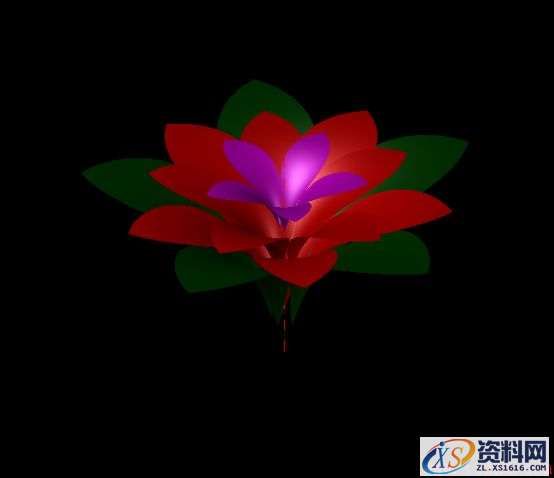 CAD建模鲜花(图文教程),如图,旋转,绘制,步骤,二维,第10张 CAD建模鲜花(图文教程),CAD绘制三维鲜花教程434.png,如图,旋转,绘制,步骤,二维,第10张