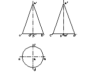 CAD教程第7章-基本体的投影及其表面取点(图文教程),投影,面上,棱锥,上点,圆锥,第5张 CAD教程第7章-基本体的投影及其表面取点(图文教程),CAD教程第7章-基本体的投影及其表面取点,投影,面上,棱锥,上点,圆锥,第5张