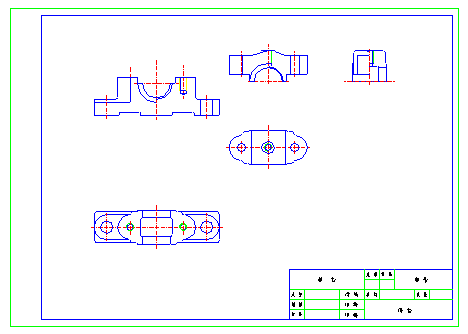 CAD教程第33章-用 AutoCAD2004 拼画装配图(图文教程),装配图,拼画,视图,插入,零件,第7张 CAD教程第33章-用 AutoCAD2004 拼画装配图(图文教程),CAD教程第33章-用_AutoCAD2004_拼画装配图,装配图,拼画,视图,插入,零件,第7张