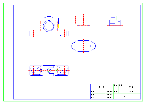 CAD教程第33章-用 AutoCAD2004 拼画装配图(图文教程),装配图,拼画,视图,插入,零件,第8张 CAD教程第33章-用 AutoCAD2004 拼画装配图(图文教程),CAD教程第33章-用_AutoCAD2004_拼画装配图,装配图,拼画,视图,插入,零件,第8张