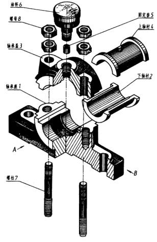 CAD教程第33章-用 AutoCAD2004 拼画装配图(图文教程),装配图,拼画,视图,插入,零件,第1张 CAD教程第33章-用 AutoCAD2004 拼画装配图(图文教程),CAD教程第33章-用_AutoCAD2004_拼画装配图,装配图,拼画,视图,插入,零件,第1张