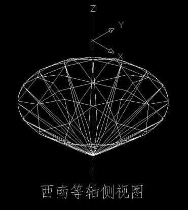 八心八箭的钻石建模CAD教程(图文教程),图三,去除,边块,图形,渲染,第25张 八心八箭的钻石建模CAD教程(图文教程),八心八箭的钻石建模CAD教程,图三,去除,边块,图形,渲染,第25张