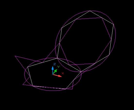 用AutoCAD五星足球三维建模(图文教程),六边形,如图,五星,倒角,图形,第3张 用AutoCAD五星足球三维建模(图文教程),用AutoCAD五星足球三维建模,六边形,如图,五星,倒角,图形,第3张
