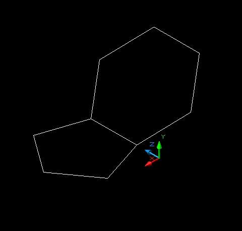 用AutoCAD五星足球三维建模(图文教程),六边形,如图,五星,倒角,图形,第2张 用AutoCAD五星足球三维建模(图文教程),用AutoCAD五星足球三维建模,六边形,如图,五星,倒角,图形,第2张
