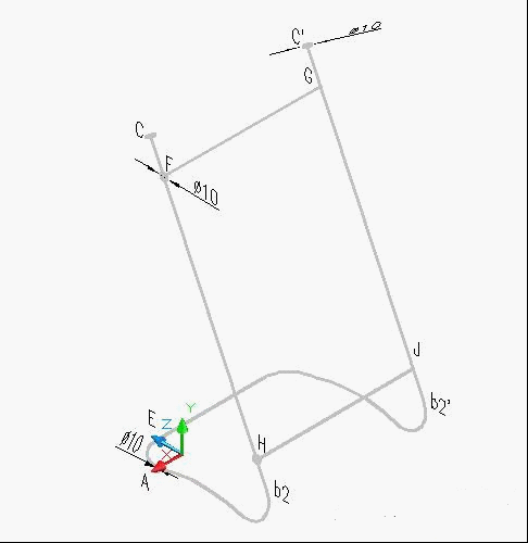 AutoCAD教程:三维公告牌制作(图文教程),单击,绘制,拉伸,命令,视图,第5张 AutoCAD教程:三维公告牌制作(图文教程),AutoCAD教程:三维公告牌制作,单击,绘制,拉伸,命令,视图,第5张