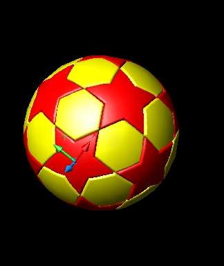 用AutoCAD五星足球三维建模(图文教程),六边形,如图,五星,倒角,图形,第10张 用AutoCAD五星足球三维建模(图文教程),用AutoCAD五星足球三维建模,六边形,如图,五星,倒角,图形,第10张