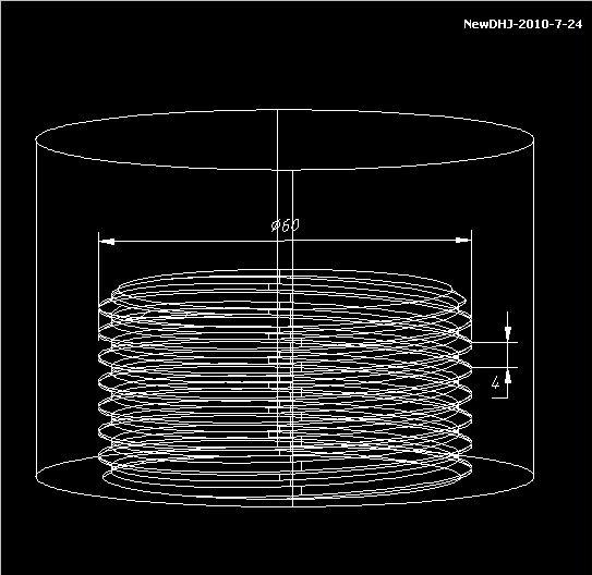 AutoCAD三维建模教程:三通管的制作过程(图文教程),圆角,差集,一圆,阵列,螺纹,第9张 AutoCAD三维建模教程:三通管的制作过程(图文教程),AutoCAD三维建模教程:三通管的制作过程_中国教程网,圆角,差集,一圆,阵列,螺纹,第9张