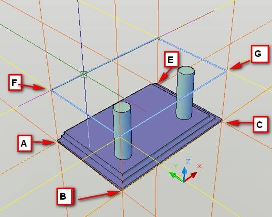 AutoCAD三维建筑模型建模(图文教程),下图,矩形,拉伸,命令,门厅,第9张 AutoCAD三维建筑模型建模(图文教程),AutoCAD三维建筑模型建模,下图,矩形,拉伸,命令,门厅,第9张