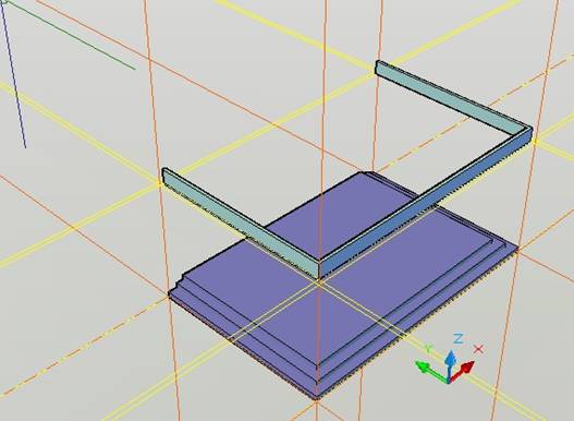 AutoCAD三维建筑模型建模(图文教程),下图,矩形,拉伸,命令,门厅,第11张 AutoCAD三维建筑模型建模(图文教程),AutoCAD三维建筑模型建模,下图,矩形,拉伸,命令,门厅,第11张