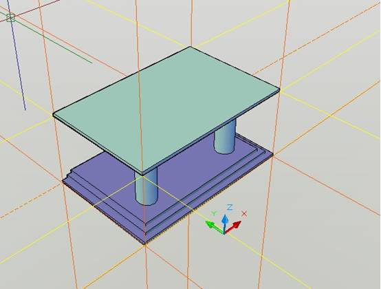 AutoCAD三维建筑模型建模(图文教程),下图,矩形,拉伸,命令,门厅,第10张 AutoCAD三维建筑模型建模(图文教程),AutoCAD三维建筑模型建模,下图,矩形,拉伸,命令,门厅,第10张