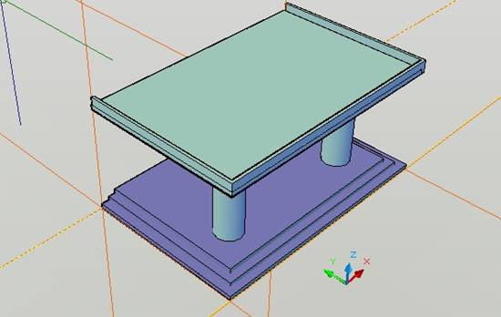 AutoCAD三维建筑模型建模(图文教程),下图,矩形,拉伸,命令,门厅,第12张 AutoCAD三维建筑模型建模(图文教程),AutoCAD三维建筑模型建模,下图,矩形,拉伸,命令,门厅,第12张
