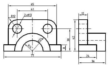 CAD绘图技能实验(九)绘制实体模型,然后由实体生成三视图(图文教程) ...,实体,三视图,绘制,生成,模型,第1张 CAD绘图技能实验(九)绘制实体模型,然后由实体生成三视图(图文教程) ...,CAD绘图技能实验(九)绘制实体模型,然后由实体生成三视图,实体,三视图,绘制,生成,模型,第1张