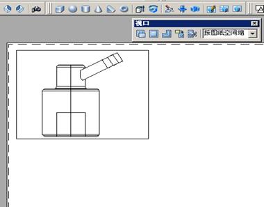 AutoCAD三维转二维的办法(图文教程),视口,主视图,三维,二维,如图,第2张 AutoCAD三维转二维的办法(图文教程),AutoCAD三维转二维的办法,视口,主视图,三维,二维,如图,第2张