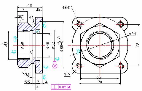 AutoCAD三维建模实例教程-阀盖零件建模(图文教程),建模,三维,教程,零件,实例,第1张 AutoCAD三维建模实例教程-阀盖零件建模(图文教程),AutoCAD三维建模实例教程-阀盖零件建模,建模,三维,教程,零件,实例,第1张