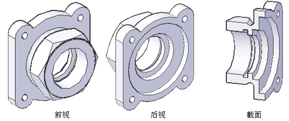 AutoCAD三维建模实例教程-阀盖零件建模(图文教程),建模,三维,教程,零件,实例,第22张 AutoCAD三维建模实例教程-阀盖零件建模(图文教程),AutoCAD三维建模实例教程-阀盖零件建模,建模,三维,教程,零件,实例,第22张