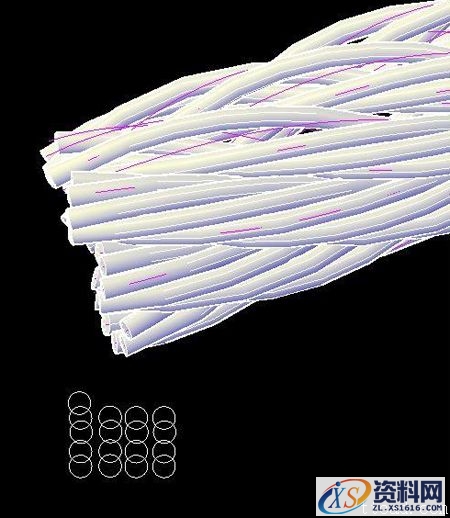 AutoCAD教程_绘制49股钢丝绳(图文教程),教程,绘制,AutoCAD,第13张 AutoCAD教程_绘制49股钢丝绳(图文教程),AutoCAD教程_绘制49股钢丝绳,教程,绘制,AutoCAD,第13张