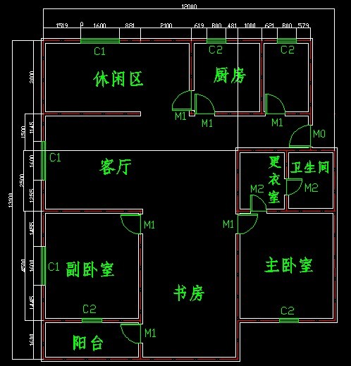 AutoCAD绘制室内设计图步骤(图文教程),绘制,步骤,AutoCAD,第1张 AutoCAD绘制室内设计图步骤(图文教程),AutoCAD绘制室内设计图步骤,绘制,步骤,AutoCAD,第1张