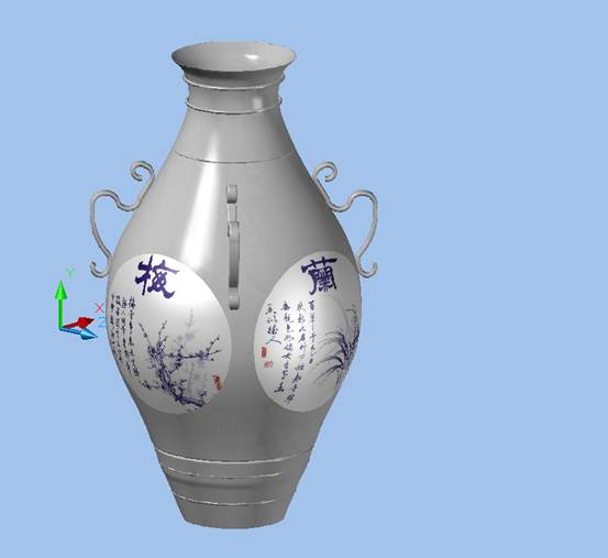 AutoCAD花瓶压印贴图渲染教程(图文教程),教程,花瓶,渲染,AutoCAD,第9张 AutoCAD花瓶压印贴图渲染教程(图文教程),AutoCAD花瓶压印贴图渲染教程,教程,花瓶,渲染,AutoCAD,第9张