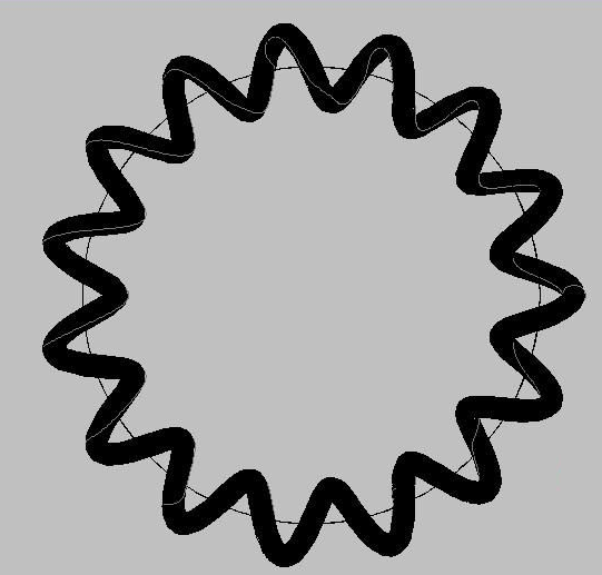 AutoCAD环形弹簧及弧线弹簧的几种画法（图文教程）,说明: AutoCAD 2008三维教程：环形弹簧及弧线弹簧的几种画法_中国教程网,画法,AutoCAD,第8张