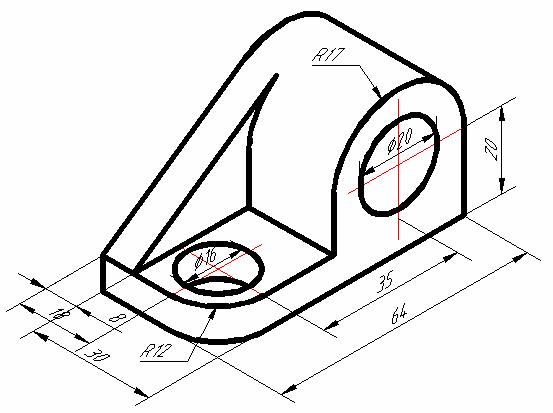 机械CAD操作指导(5)轴测图的绘制(图文教程),绘制,教程,第4张 机械CAD操作指导(5)轴测图的绘制(图文教程),机械CAD操作指导(5)轴测图的绘制,绘制,教程,第4张