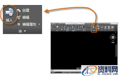 AutoCAD2016基础应用(8)块(图文教程),AutoCAD2016,基础,教程,第2张 AutoCAD2016基础应用(8)块(图文教程),http://help.autodesk.com/cloudhelp/2016/CHS/AutoCAD-Core/images/GUID-3C300EBF-851C-4994-AFA4-FBC5C688CB6F.png,AutoCAD2016,基础,教程,第2张