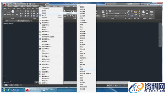 在AutoCAD2016里设置经典界面的方法,工具,菜单,点击,二维,绘图,第3张 在AutoCAD2016里设置经典界面的方法,AutoCAD2016设置成经典界面的方法,工具,菜单,点击,二维,绘图,第3张