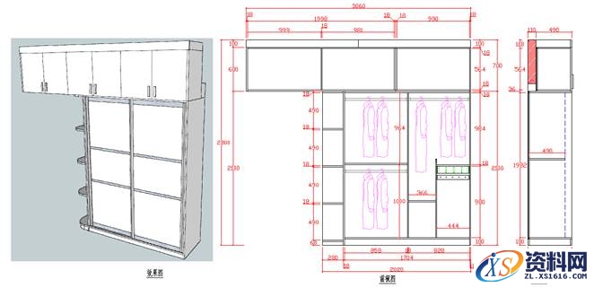 AutoCAD十分钟快速绘制板式家具攻略,绘制,AutoCAD,第1张 AutoCAD十分钟快速绘制板式家具攻略,图纸01.jpg,绘制,AutoCAD,第1张