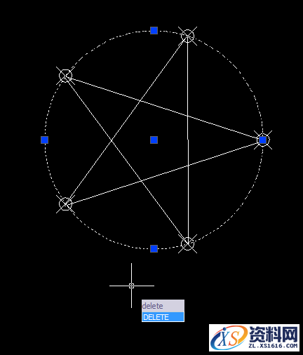 灵活运用AutoCAD定数等分画出五角星图文教程,第6张 灵活运用AutoCAD定数等分画出五角星图文教程,CAD定数等分画五角星教程,第6张