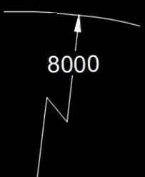 在中望CAD中如何实现折弯标注和折弯线性标注,标注,圆弧,第2张 在中望CAD中如何实现折弯标注和折弯线性标注,CAD中的折弯标注和折弯线性标注,标注,圆弧,第2张