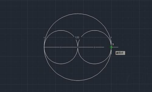 中望CAD怎么画一个黑白太极图形(图文教程),图形,教程,第3张 中望CAD怎么画一个黑白太极图形(图文教程),中望CAD怎么画一个黑白太极图形,图形,教程,第3张