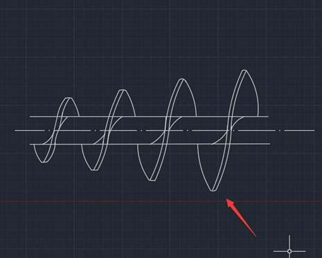 CAD绘制挤出机螺杆平面图(图文教程),平面图,绘制,第5张 CAD绘制挤出机螺杆平面图(图文教程),CAD绘制挤出机螺杆平面图的教程,平面图,绘制,第5张