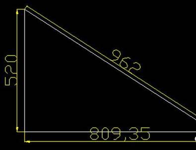 如何用CAD画图测算三角形的边长(图文教程),画图,第5张 如何用CAD画图测算三角形的边长(图文教程),如何用CAD画图测算三角形的边长,画图,第5张