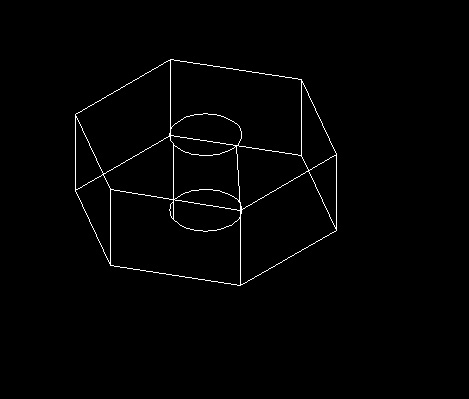 CAD拉伸面命令画简单螺母教程(图文教程),教程,拉伸,命令,第9张 CAD拉伸面命令画简单螺母教程(图文教程),CAD拉伸面命令画简单螺母教程,教程,拉伸,命令,第9张