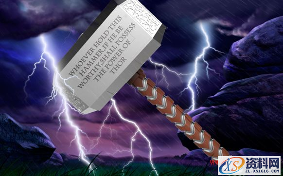 使用中望3D设计“雷神之锤”(图文教程),使用,教程,设计,第1张 使用中望3D设计“雷神之锤”(图文教程),1.PNG,使用,教程,设计,第1张