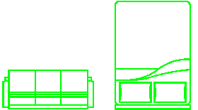 中望CAD应用基础-(10)图块、属性及外部参照(图文教程)第10章 图块、属性及外部参照,参照,外部,属性,基础,第11张 中望CAD应用基础-(10)图块、属性及外部参照(图文教程)第10章 图块、属性及外部参照,房中大床三人沙发,参照,外部,属性,基础,第11张