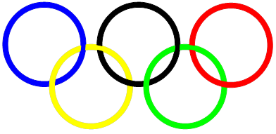 中望CAD应用基础-(5)编辑对象(图文教程)第5章 区域填充,填充,图案,边界,如图,第29张 中望CAD应用基础-(5)编辑对象(图文教程)第5章 区域填充,五环图,填充,图案,边界,如图,第29张