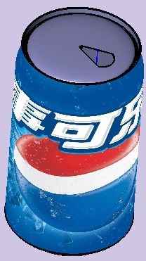 中望CAD教程:绘制可乐罐(图文教程),教程,绘制,CAD,第4张 中望CAD教程:绘制可乐罐(图文教程),用中望CAD/CAM绘制可乐罐,教程,绘制,CAD,第4张