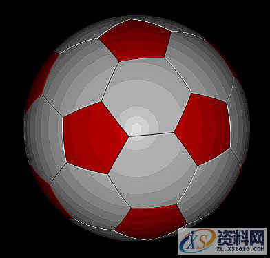 CAD教学：绘制立体足球,如何用CAD绘制立体足球,绘制,立体,CAD,第14张