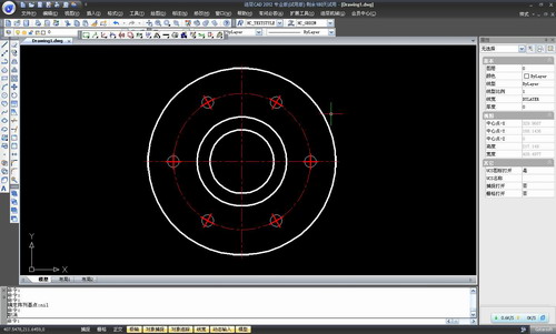浩辰教程机械2012:(56)法兰盘绘制(图文教程),教程,绘制,第3张 浩辰教程机械2012:(56)法兰盘绘制(图文教程),浩辰教程机械2012:(56)法兰盘绘制,教程,绘制,第3张