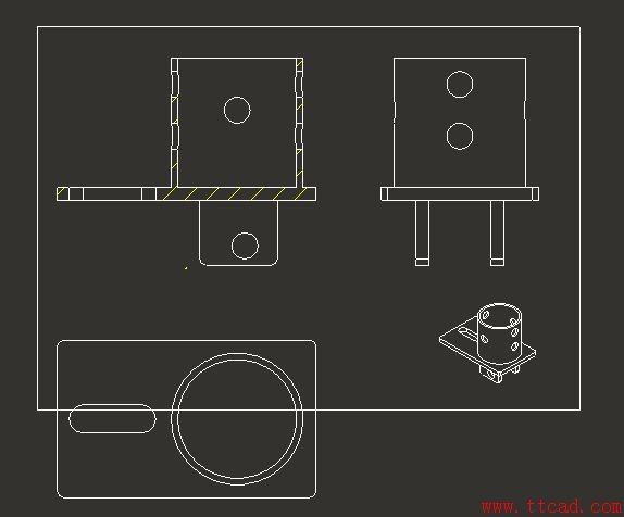 建模时如何结合Pro/E软件和CAXA软件绘制连接件工程图,软件,建模,绘制,第2张 建模时如何结合Pro/E软件和CAXA软件绘制连接件工程图,利用Pro/E软件和CAXA软件绘制连接件工程图(附图纸),软件,建模,绘制,第2张