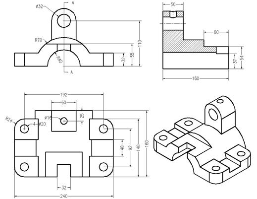 CAXA练习图(图文教程),教程,第14张 CAXA练习图(图文教程),CAXA练习图,教程,第14张