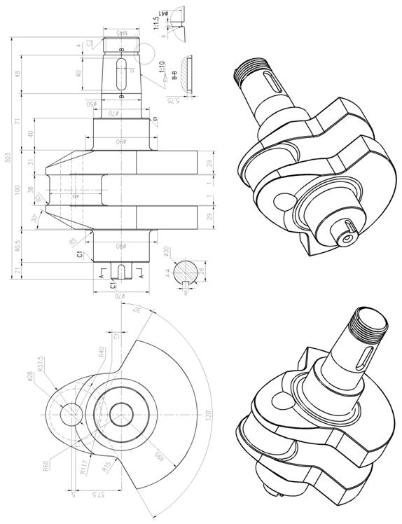 CAXA练习图(图文教程),教程,第21张 CAXA练习图(图文教程),CAXA练习图,教程,第21张