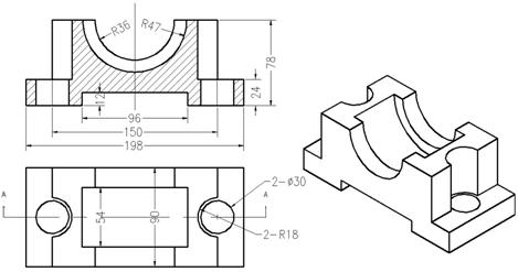 CAXA练习图(图文教程),教程,第9张 CAXA练习图(图文教程),CAXA练习图,教程,第9张
