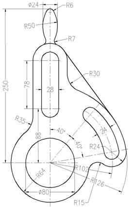 CAXA练习图(图文教程),教程,第4张 CAXA练习图(图文教程),CAXA练习图,教程,第4张