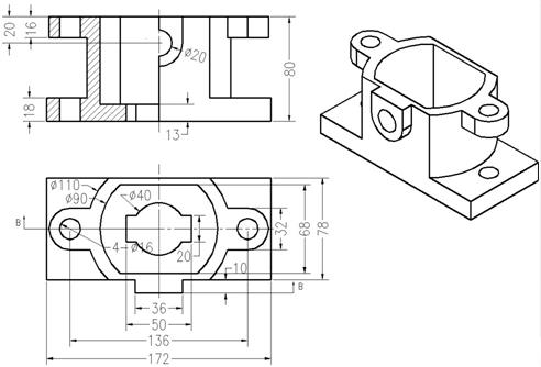 CAXA练习图(图文教程),教程,第12张 CAXA练习图(图文教程),CAXA练习图,教程,第12张