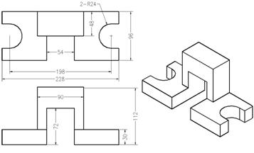 CAXA练习图(图文教程),教程,第8张 CAXA练习图(图文教程),CAXA练习图,教程,第8张