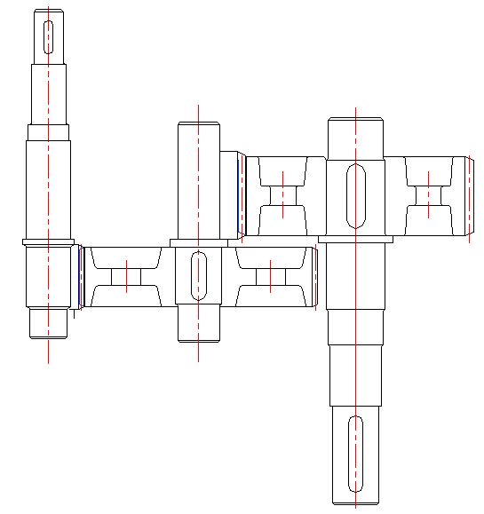 浩辰CAD2011机械_(20)减速器俯视图绘制(图文教程),俯视图,绘制,CAD2011,第1张 浩辰CAD2011机械_(20)减速器俯视图绘制(图文教程),浩辰CAD2011机械_(20)减速器俯视图绘制,俯视图,绘制,CAD2011,第1张