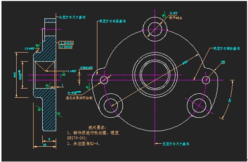 浩辰CAD211机械_(4)泵井盖绘制(图文教程),绘制,教程,第6张 浩辰CAD211机械_(4)泵井盖绘制(图文教程),浩辰CAD211机械_(4)泵井盖绘制,绘制,教程,第6张
